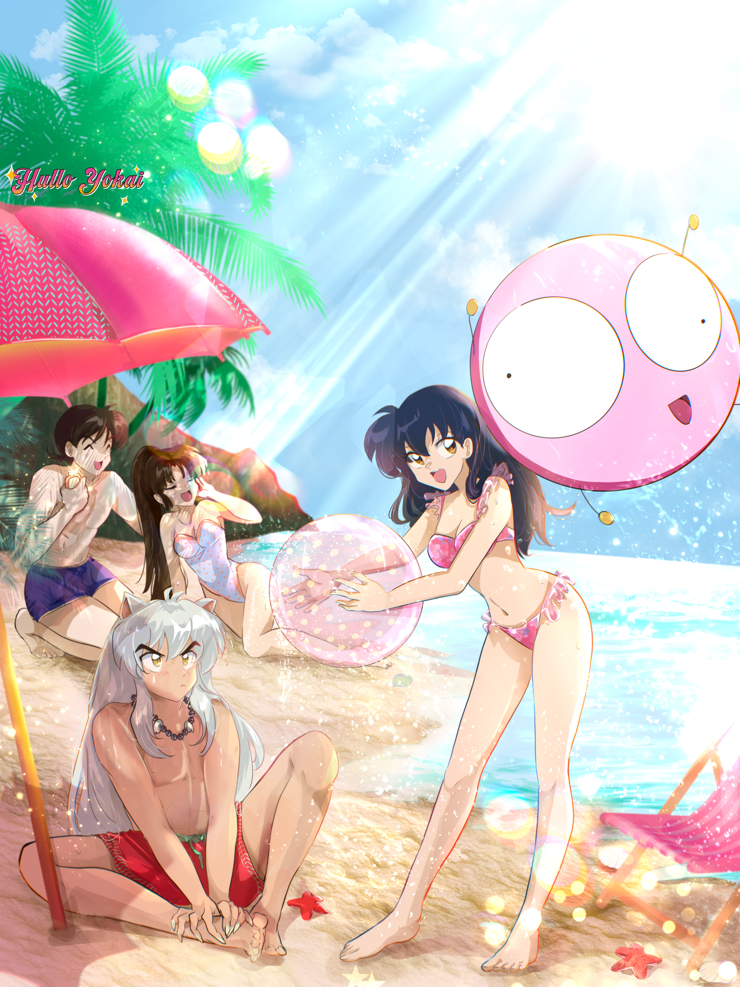 Small print - INUYASHA 🏖️Beach Episode🏖️