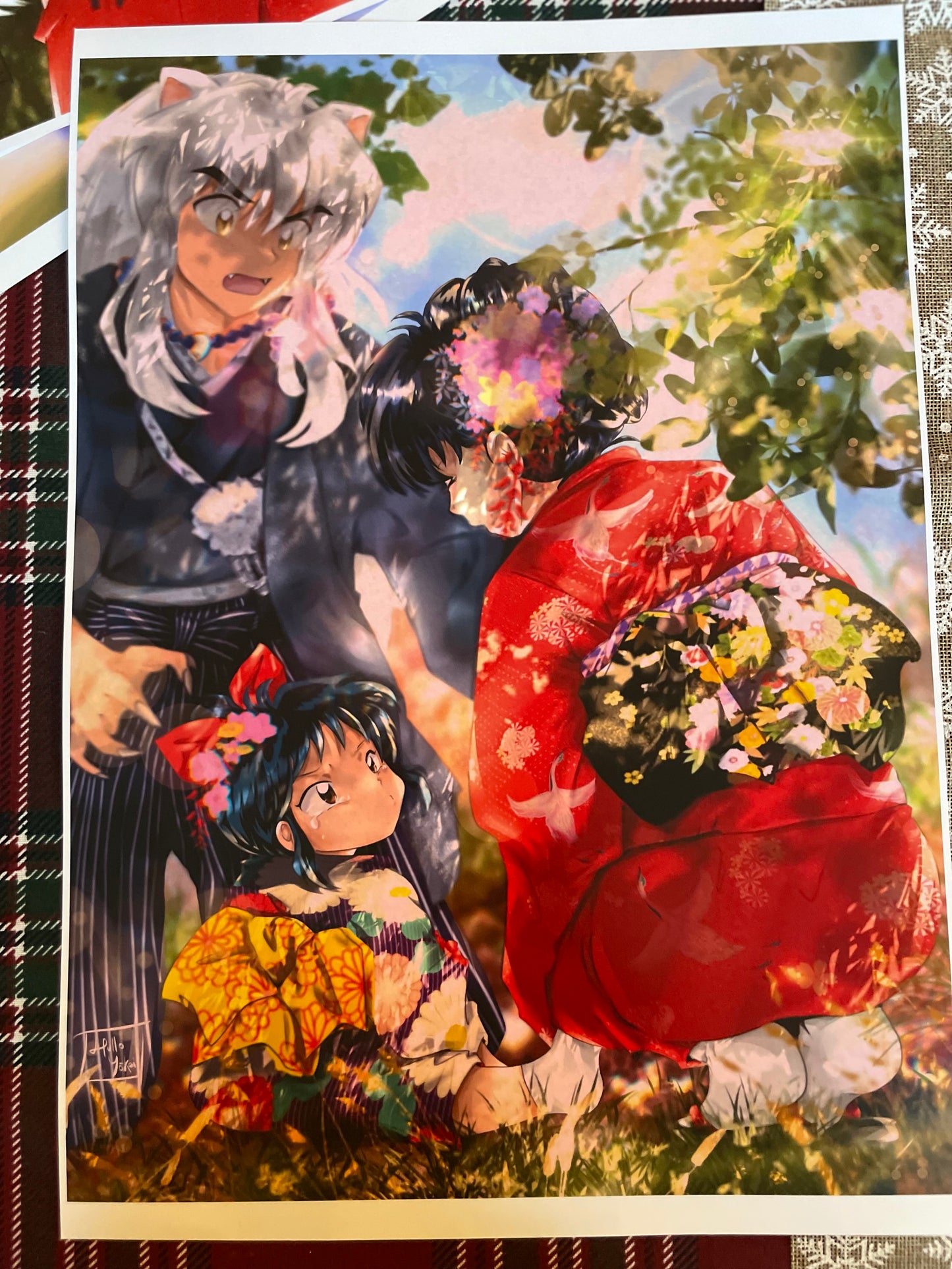 Anime Fan Art Print Sets (3 prints) LARGE