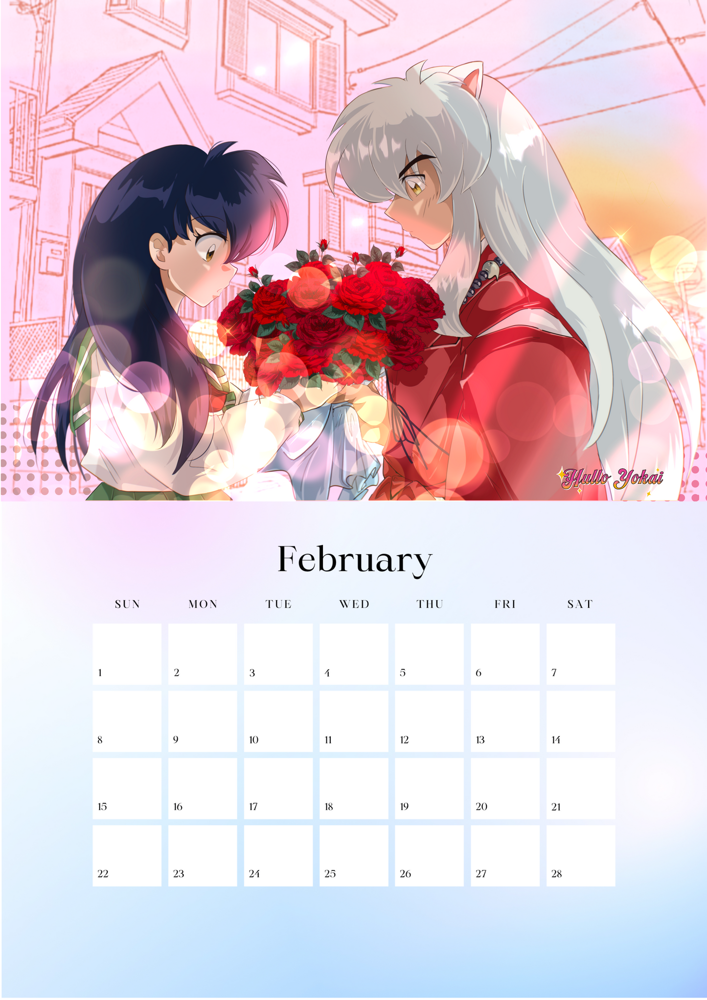 2026 Inuyasha Fanart Calendar