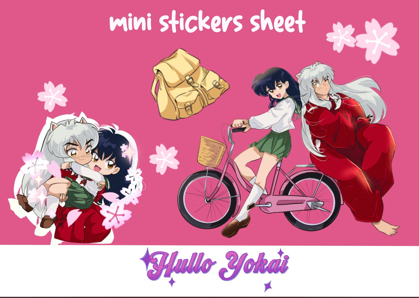 Mini sticker sheet - Inuyasha