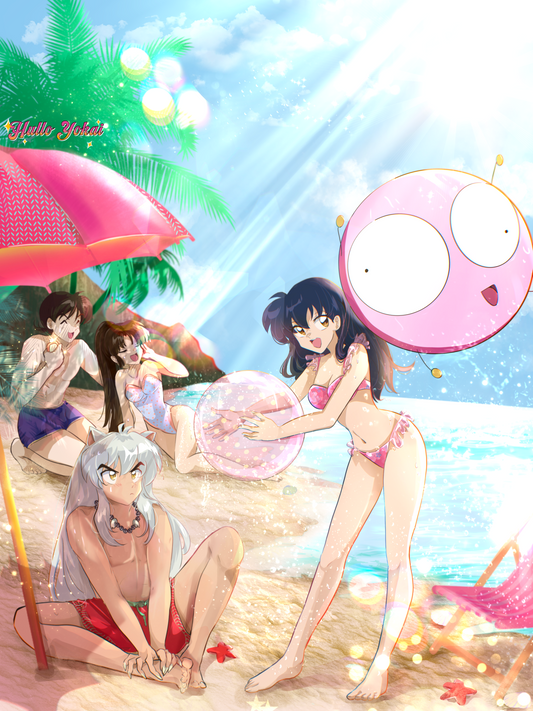 Small print - INUYASHA 🏖️Beach Episode🏖️